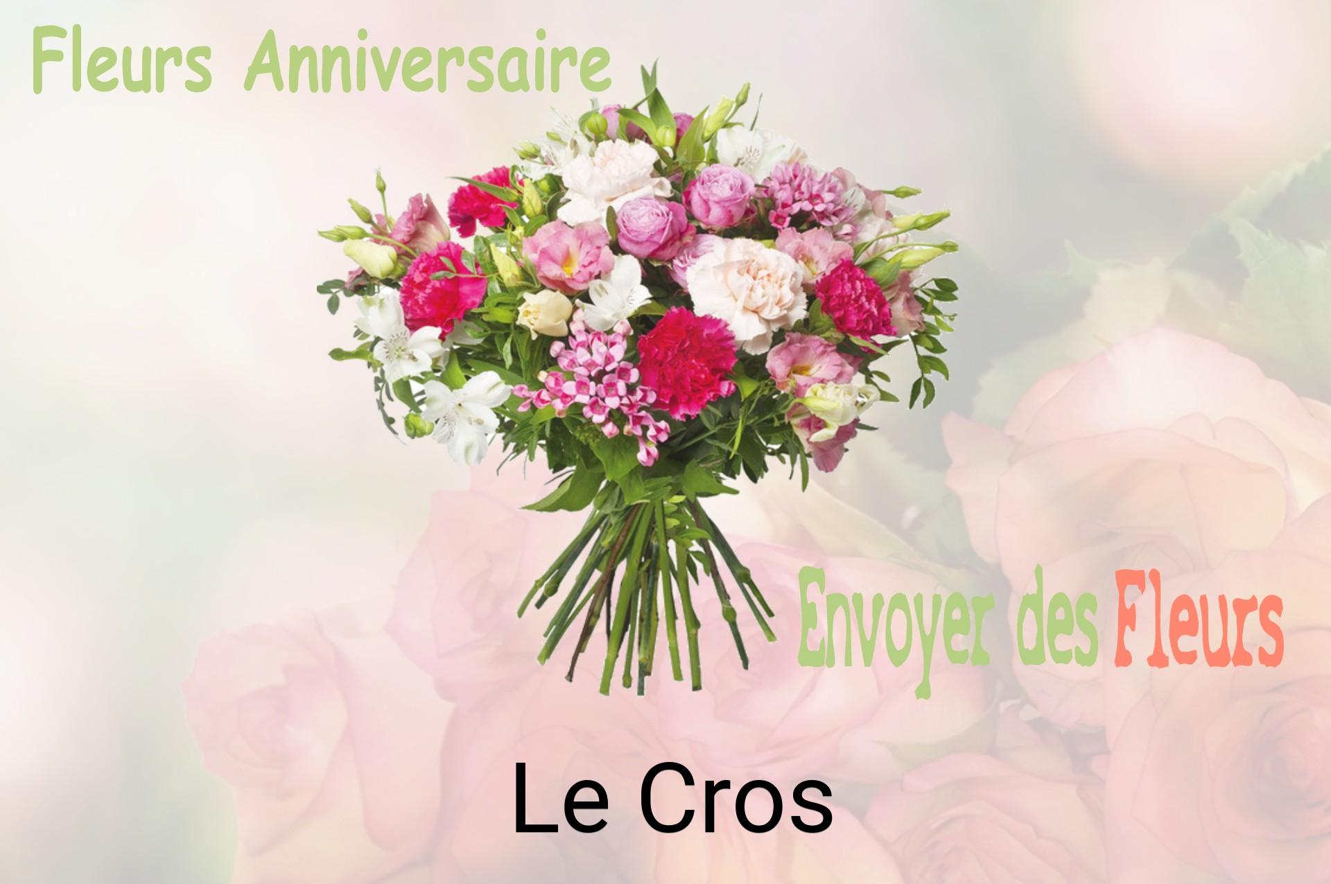 Bouquet de fleurs d’anniversaire livré à Le Cros