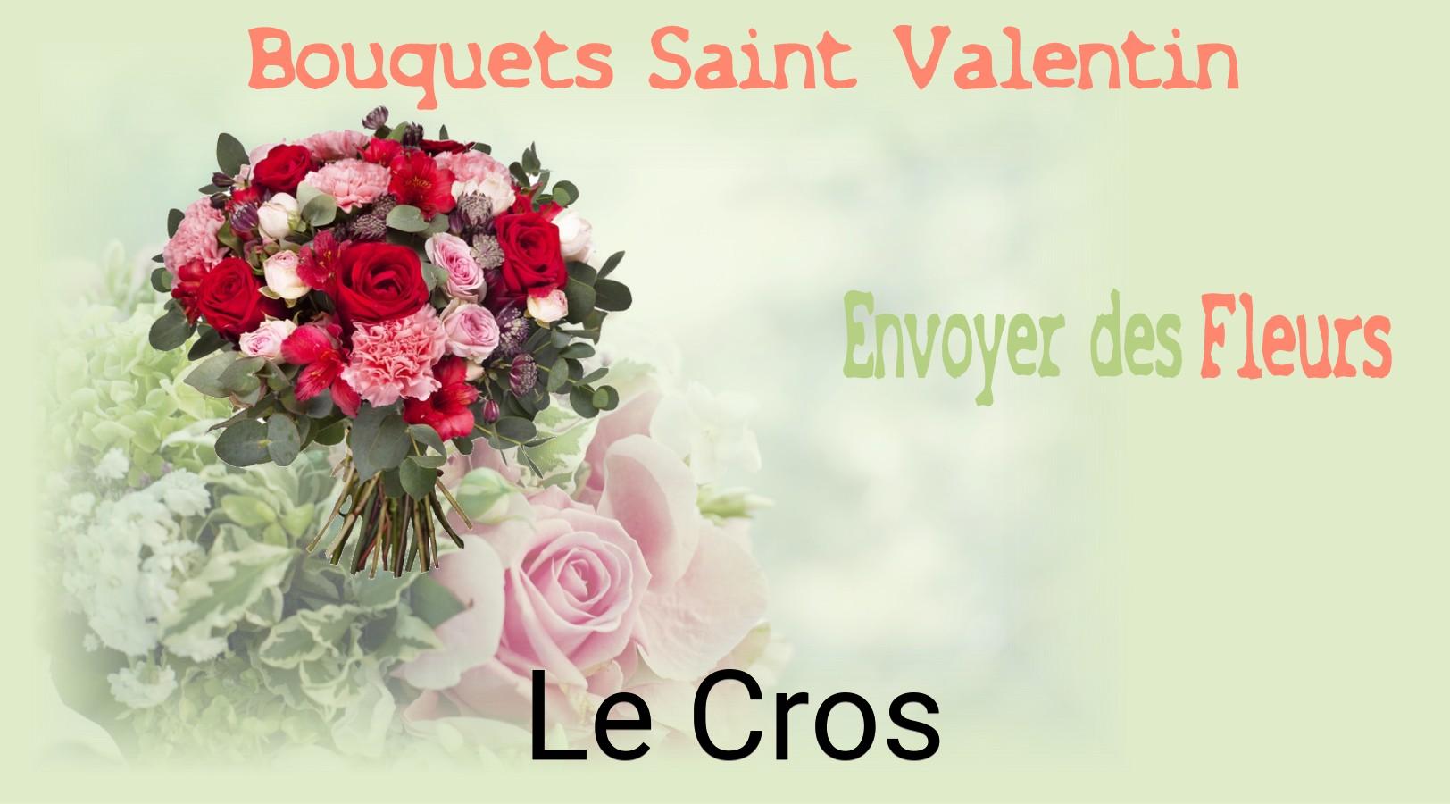 Roses de Saint-Valentin livrées à Le Cros